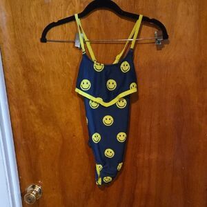 Justice Blue and Yellow Swimsuit